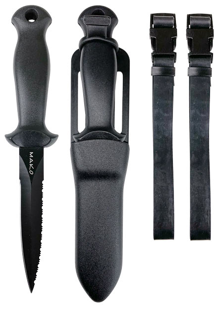 Kona Xtra Long Blade includes 2 straps with quick release buckles