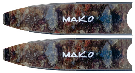 true reef camo fiberglass fin blade