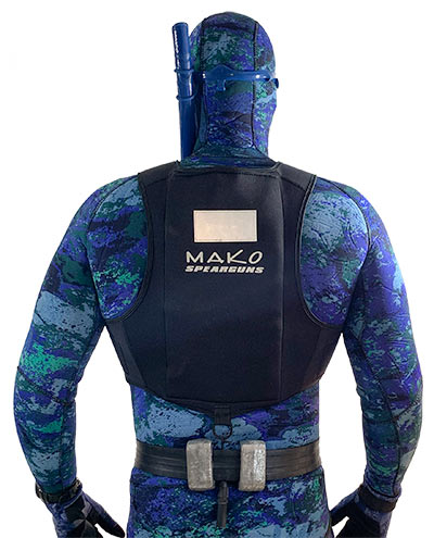 tuck bungie under your belt to keep weight vest in place while inverted