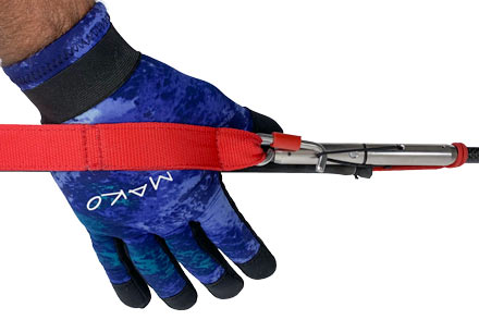 Connects to optional pole spear resting hook Connects to optional pole spear resting hook